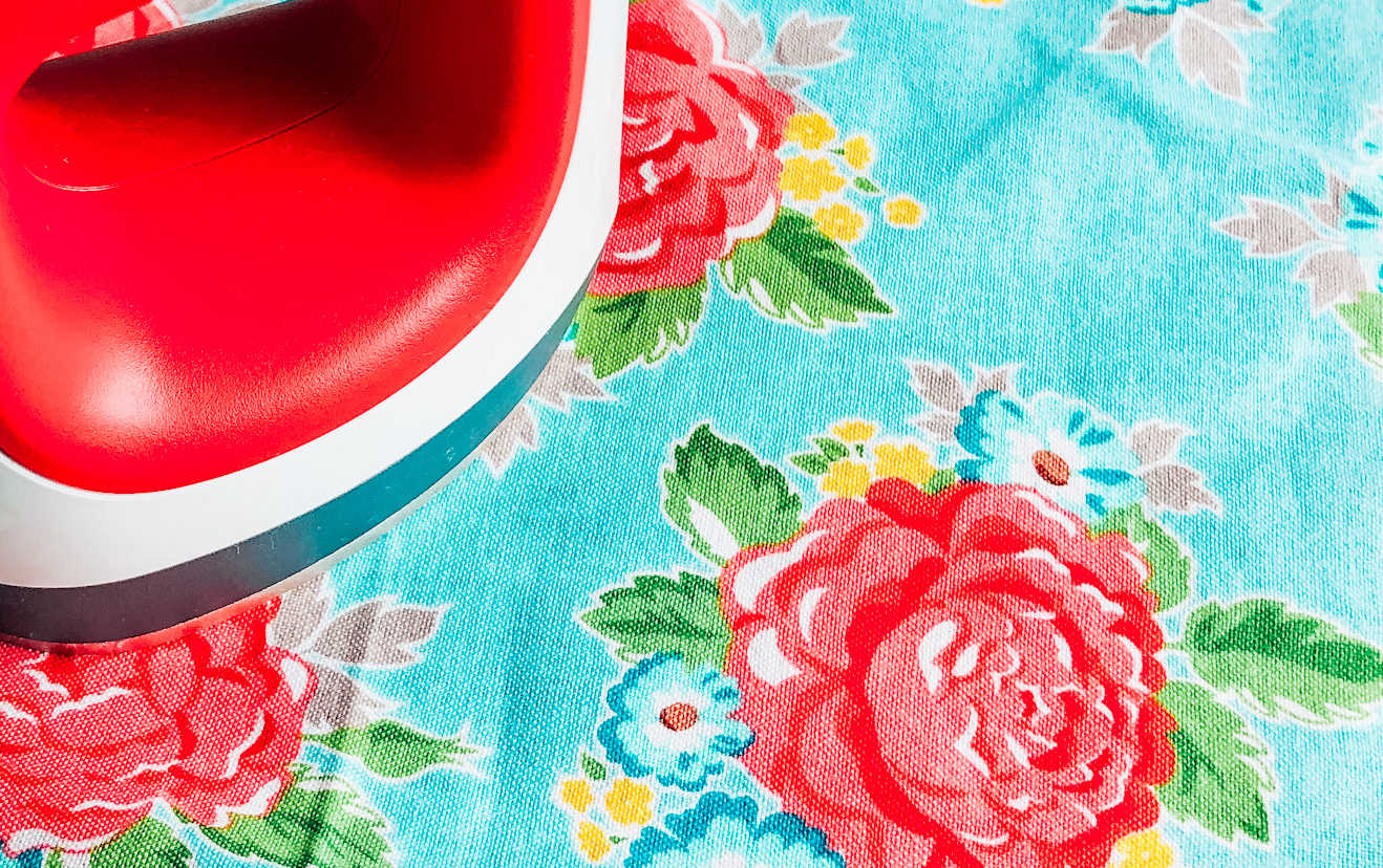 Press the fabric using your easy press