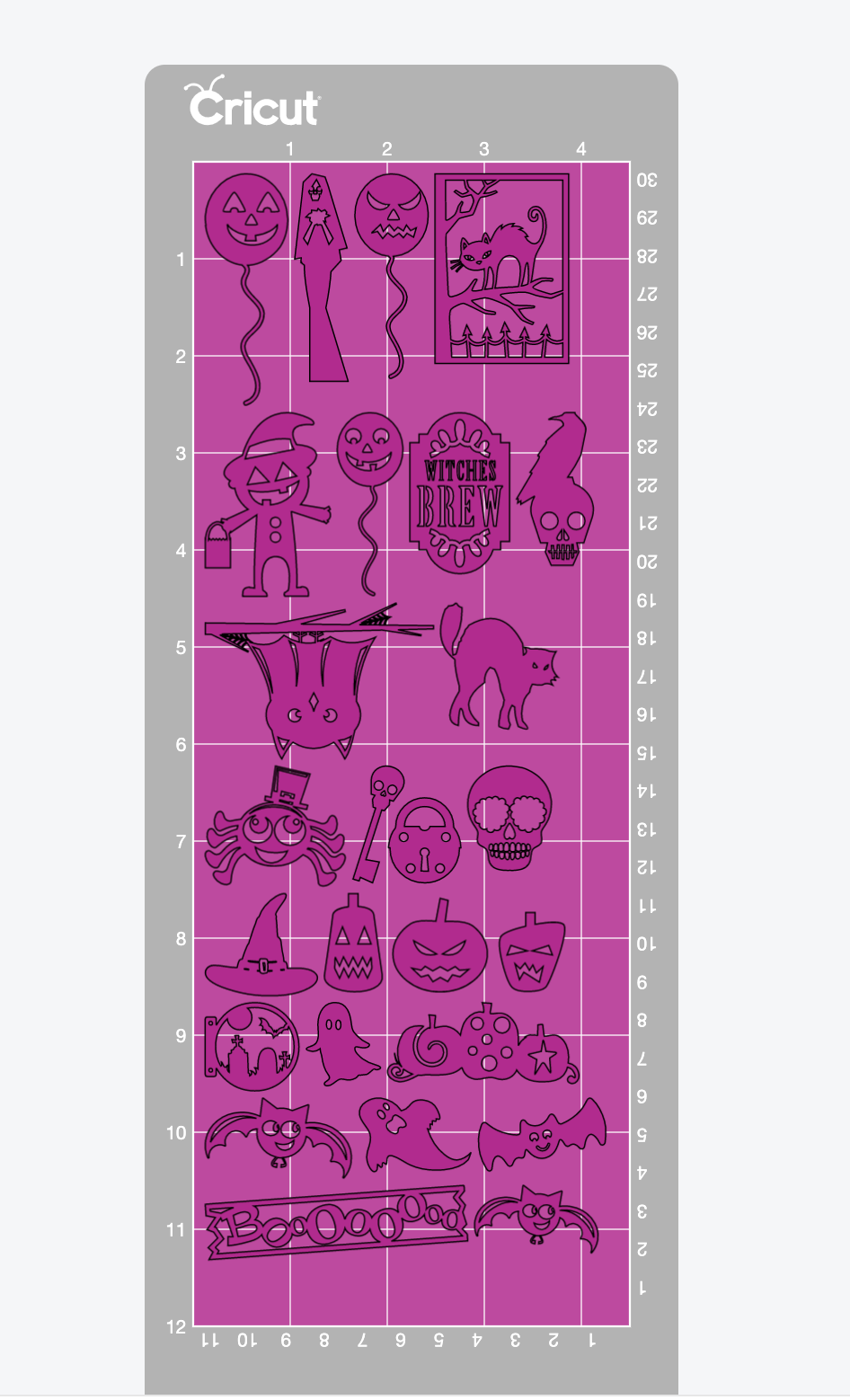 Stickers on Cutting Matt for design space