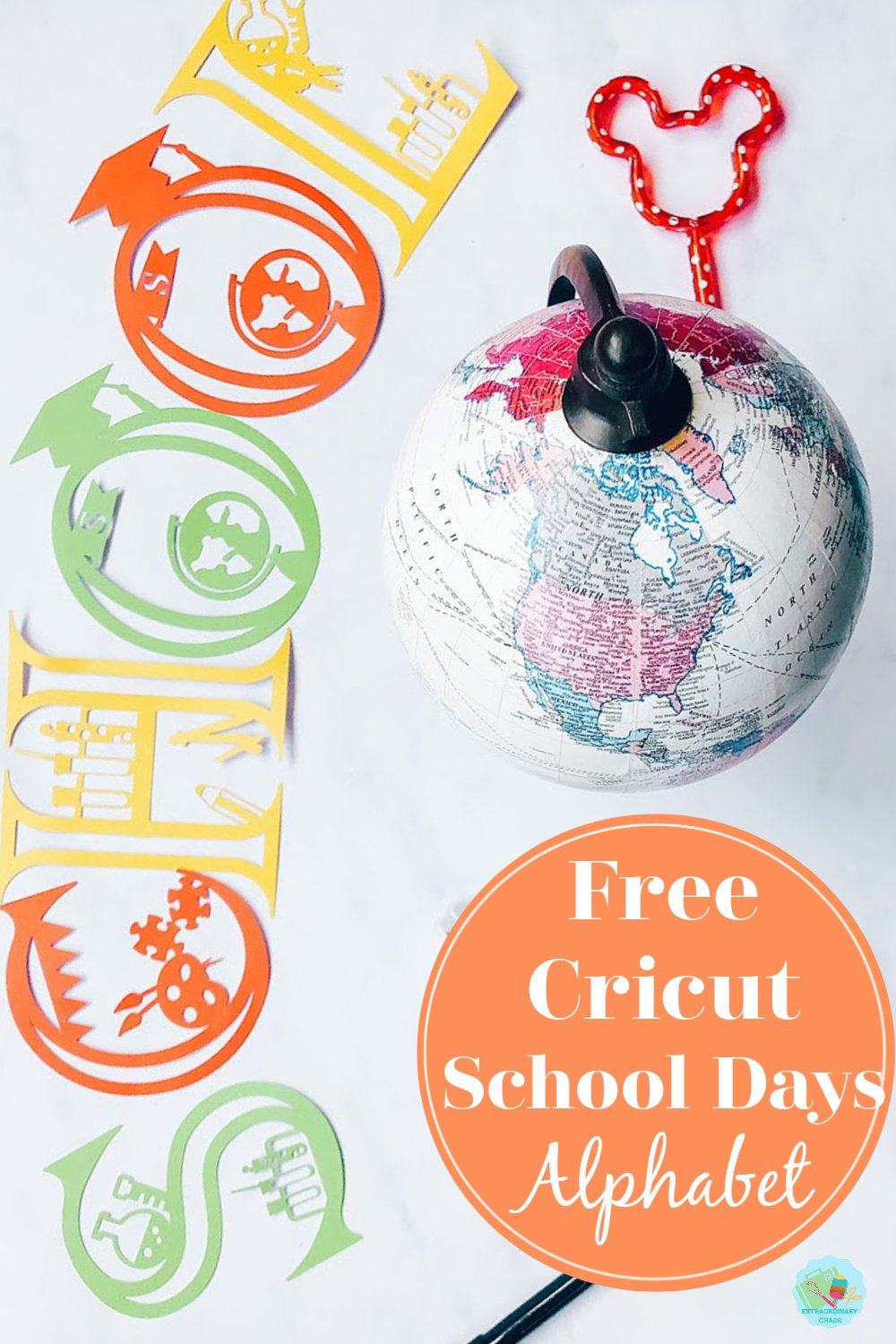 Free Cricut Back To School Letters for craft projects and school themed decor and banners-2