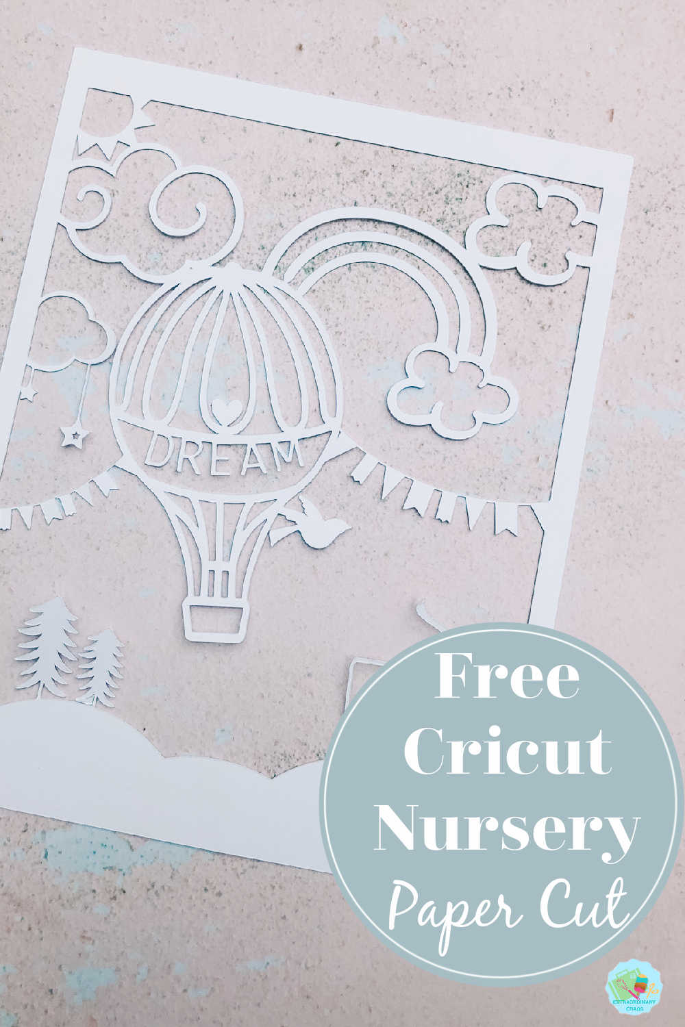 How To Make A Cricut Nursery Balloon Paper Cut And Free Download