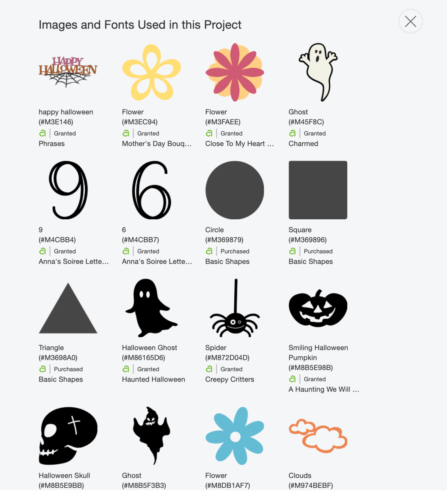The Images I Used For These Cricut Halloween Numbers And Letters Are….
