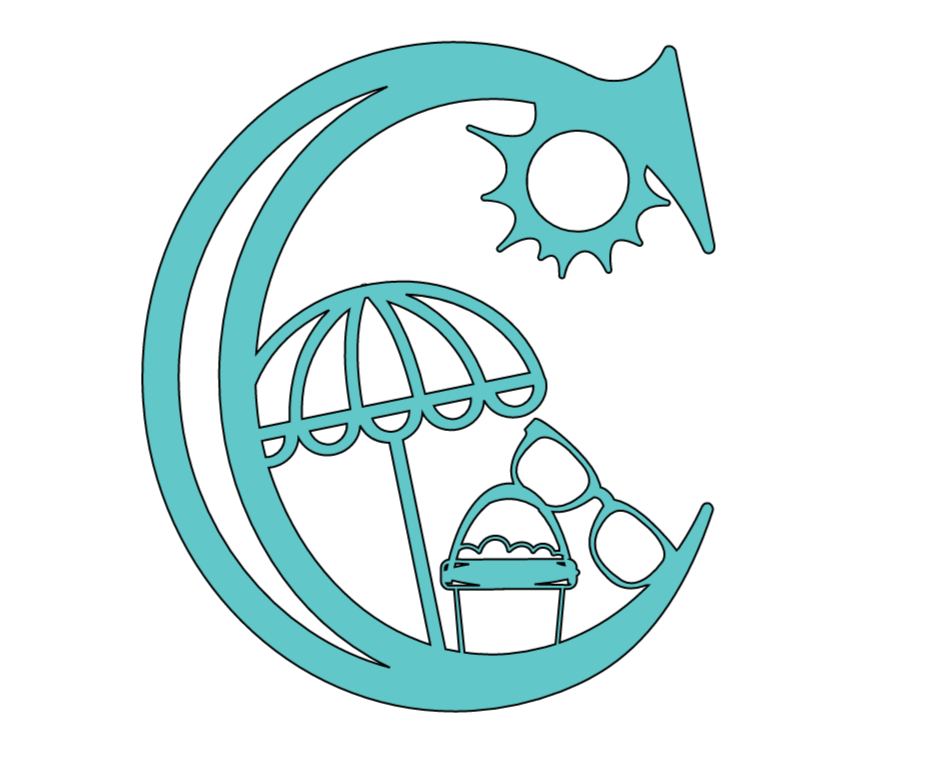 Letter C Summer PNG