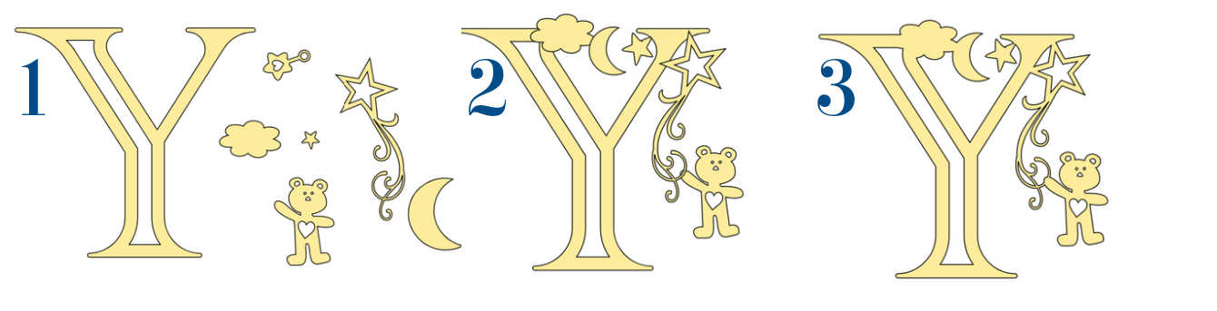 creating a letter paper cut