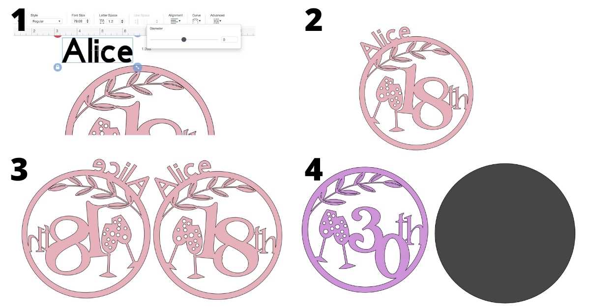 How to customise your Milestone Birthday cake topper