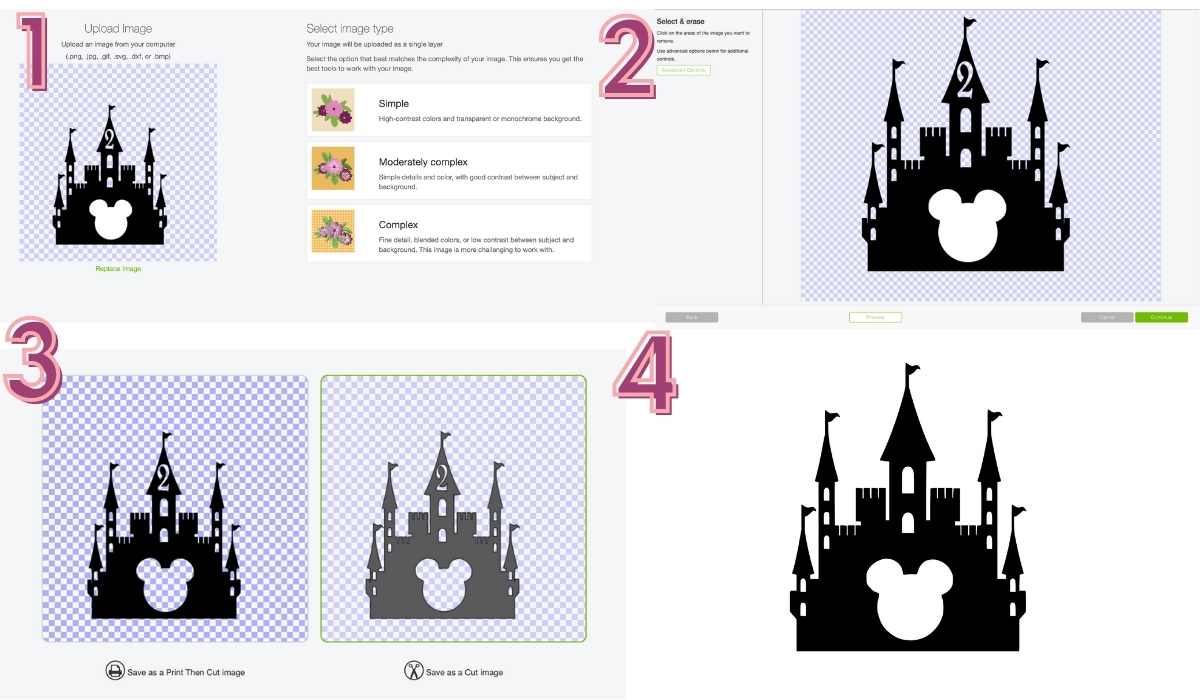 How to remove a background in Design Space