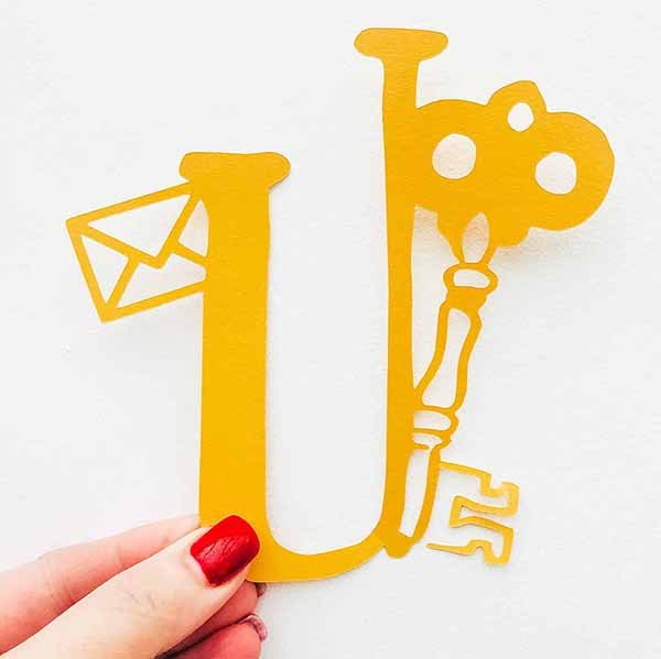 Paris Alphabet for School crafting activities