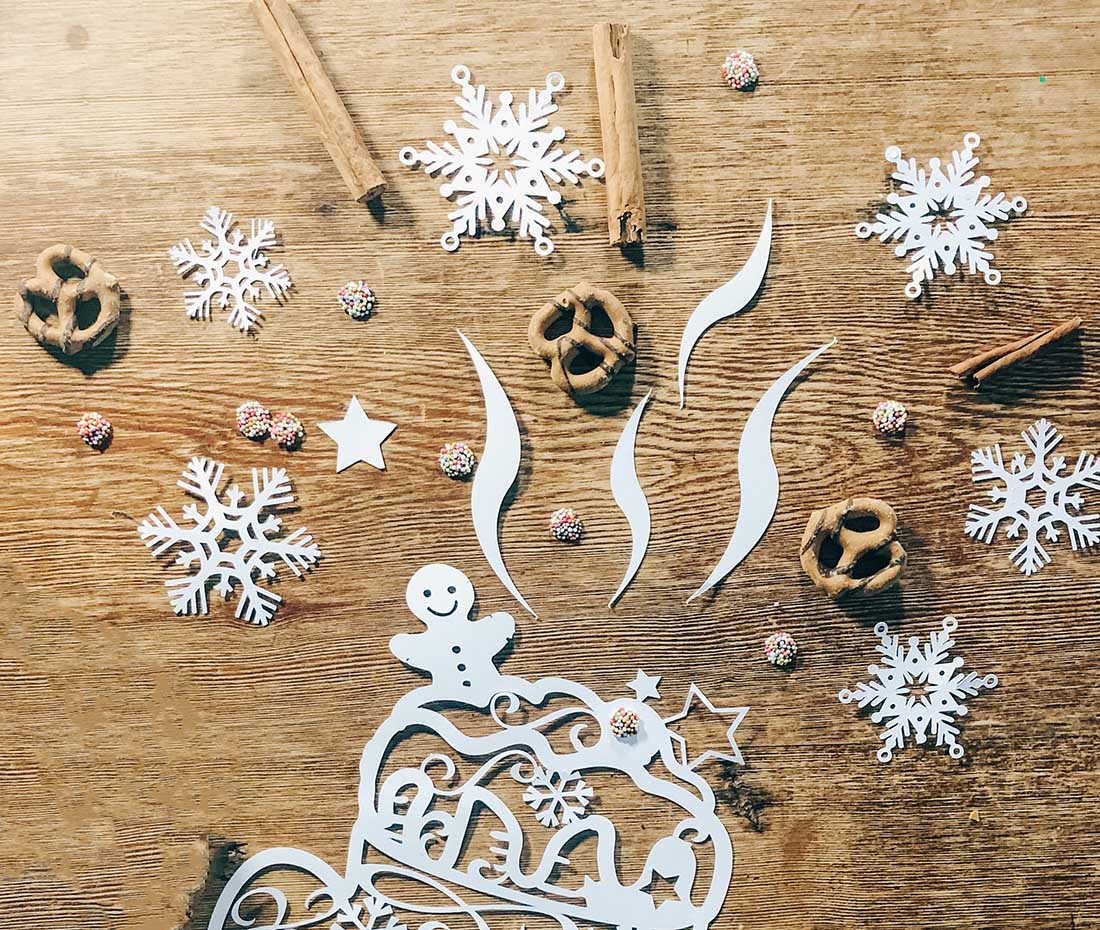 Hot drink paper cut file