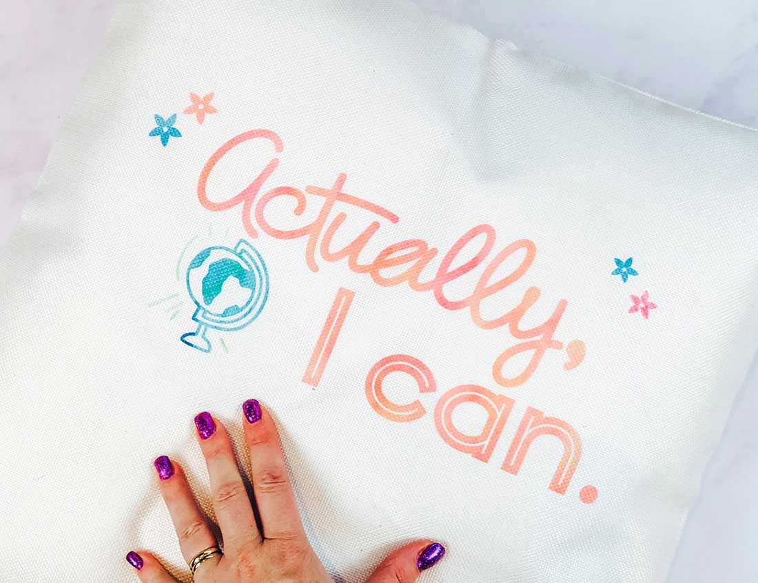 Using multiple colours with infusible ink