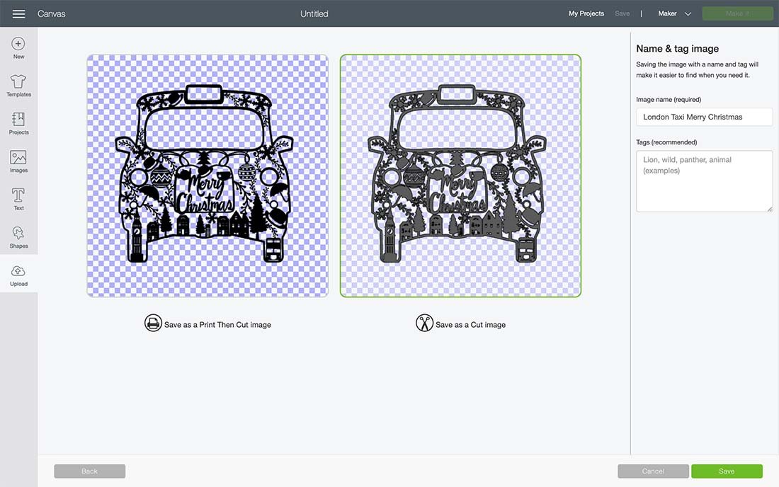 How to upload to Cricut Design Space