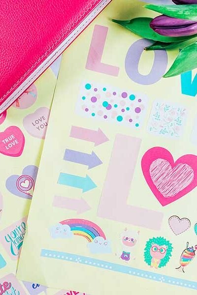 Cover Free Stickers For Valentines Scrapbooking Layouts
