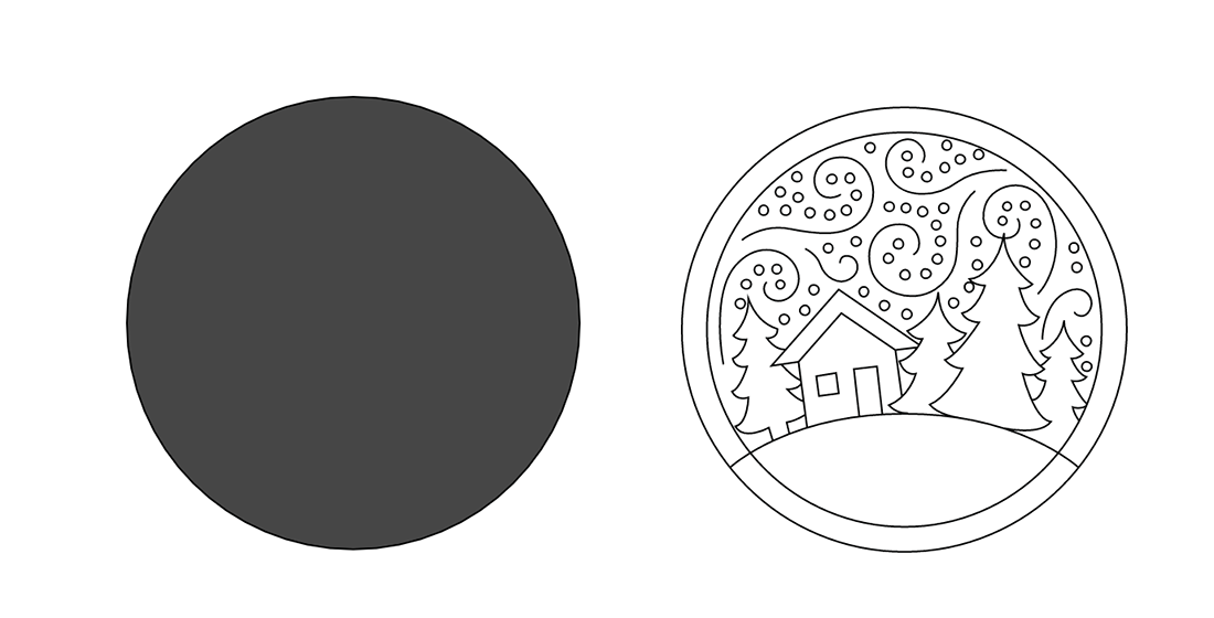 get a template for a coaster to size your image