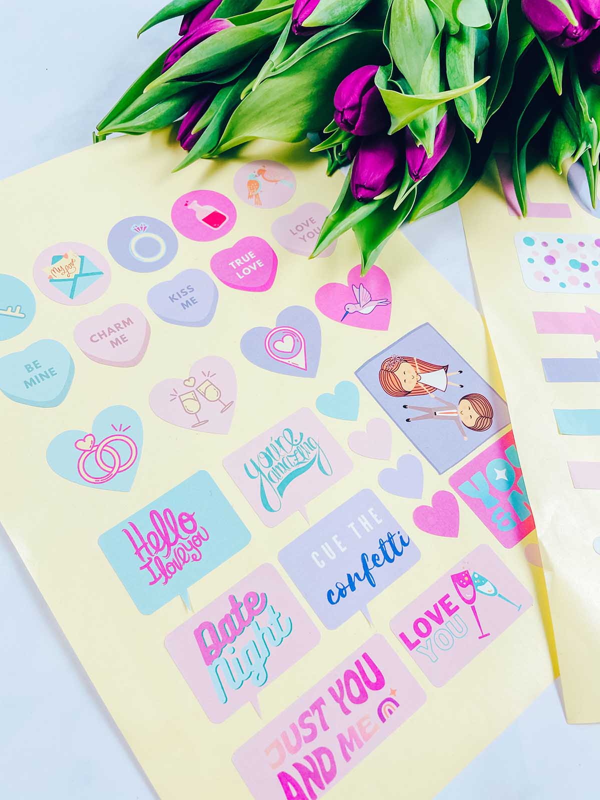 stickers for valentines day