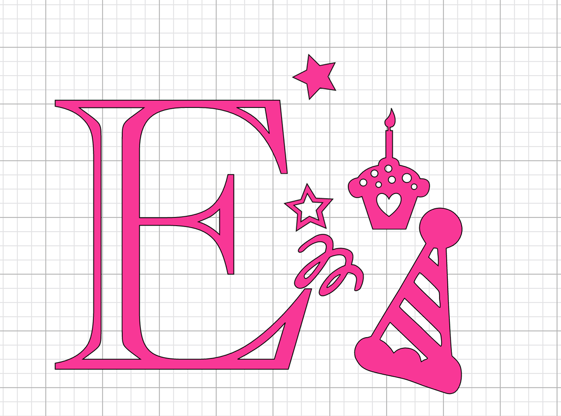 How to make Alphabets in Cricut Design Space