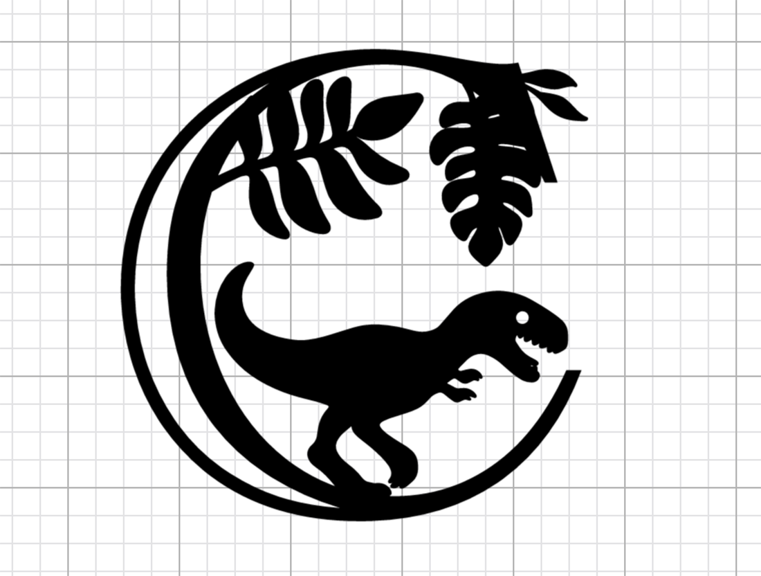 How to make a dinosaur cut file Alphabet