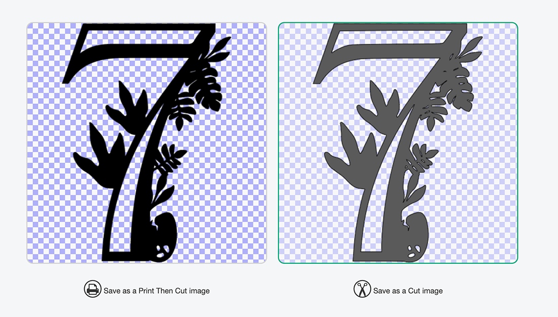 Save as a cut file not print and cut