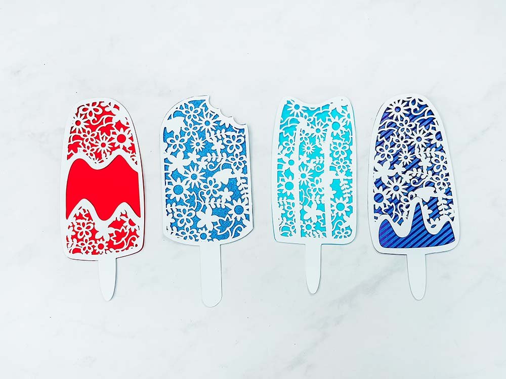 Free ice lolly cut files for scrapbooking