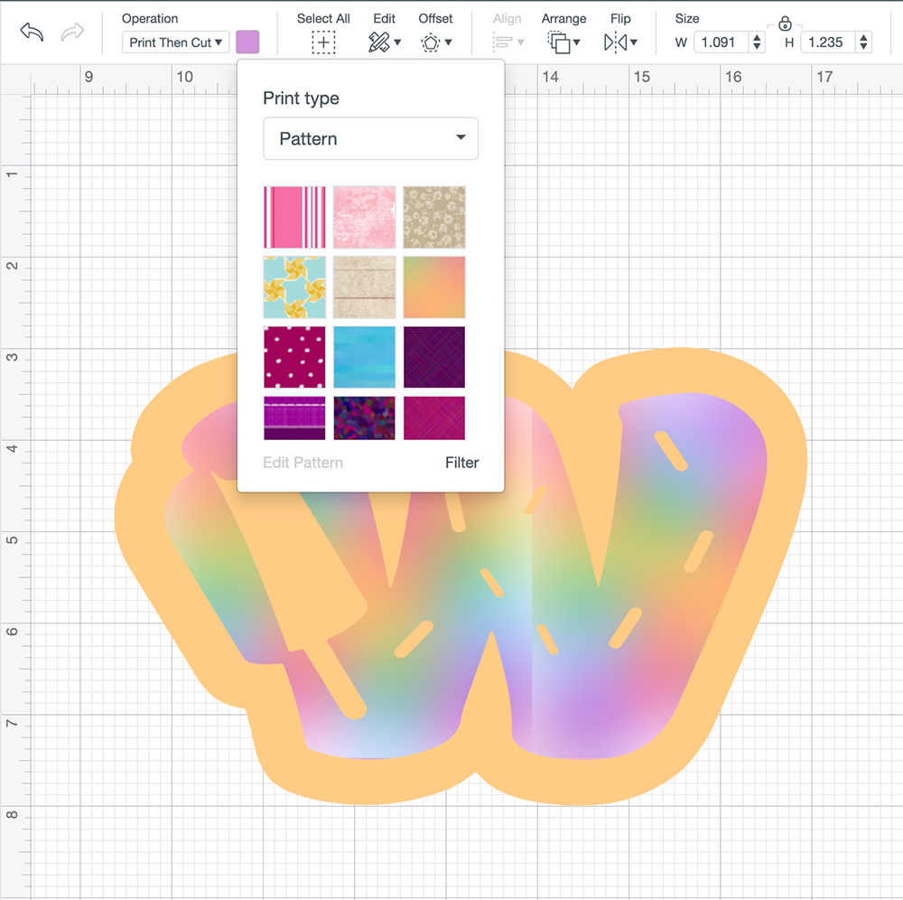 How choose a background for your stickers and flatten