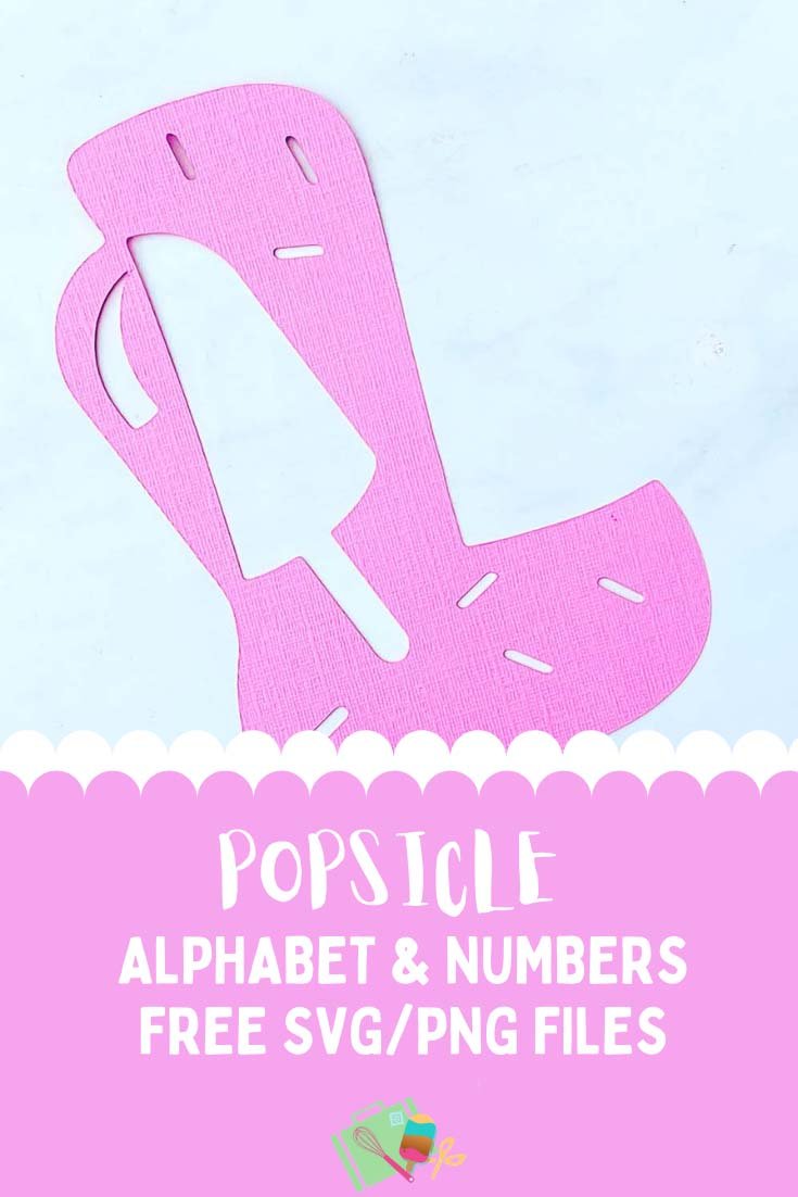 Popsicle Alphabet Cut Files SVG Cut Files
