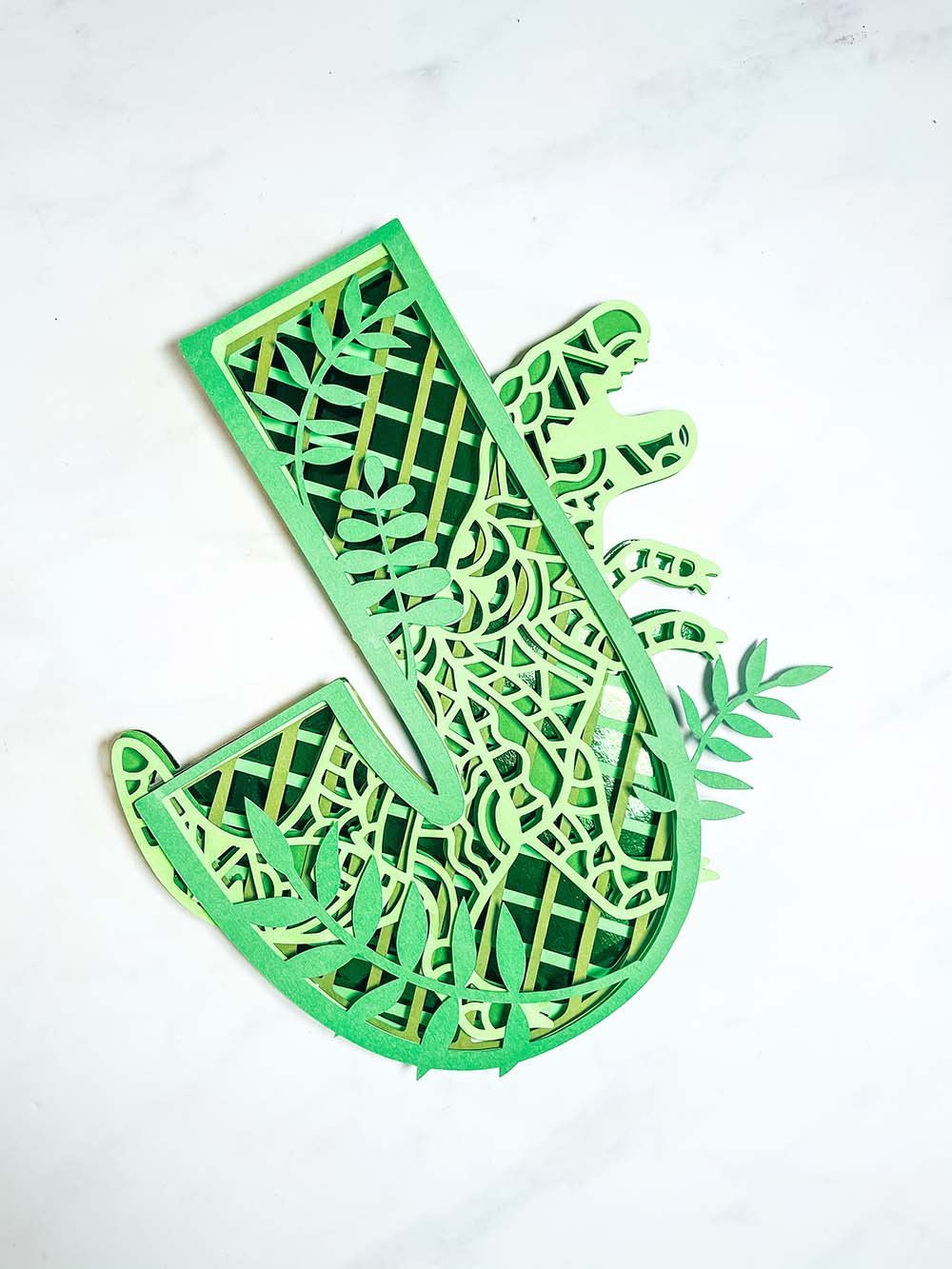 Step by step how to Make A 3D Mandala Alphabet
