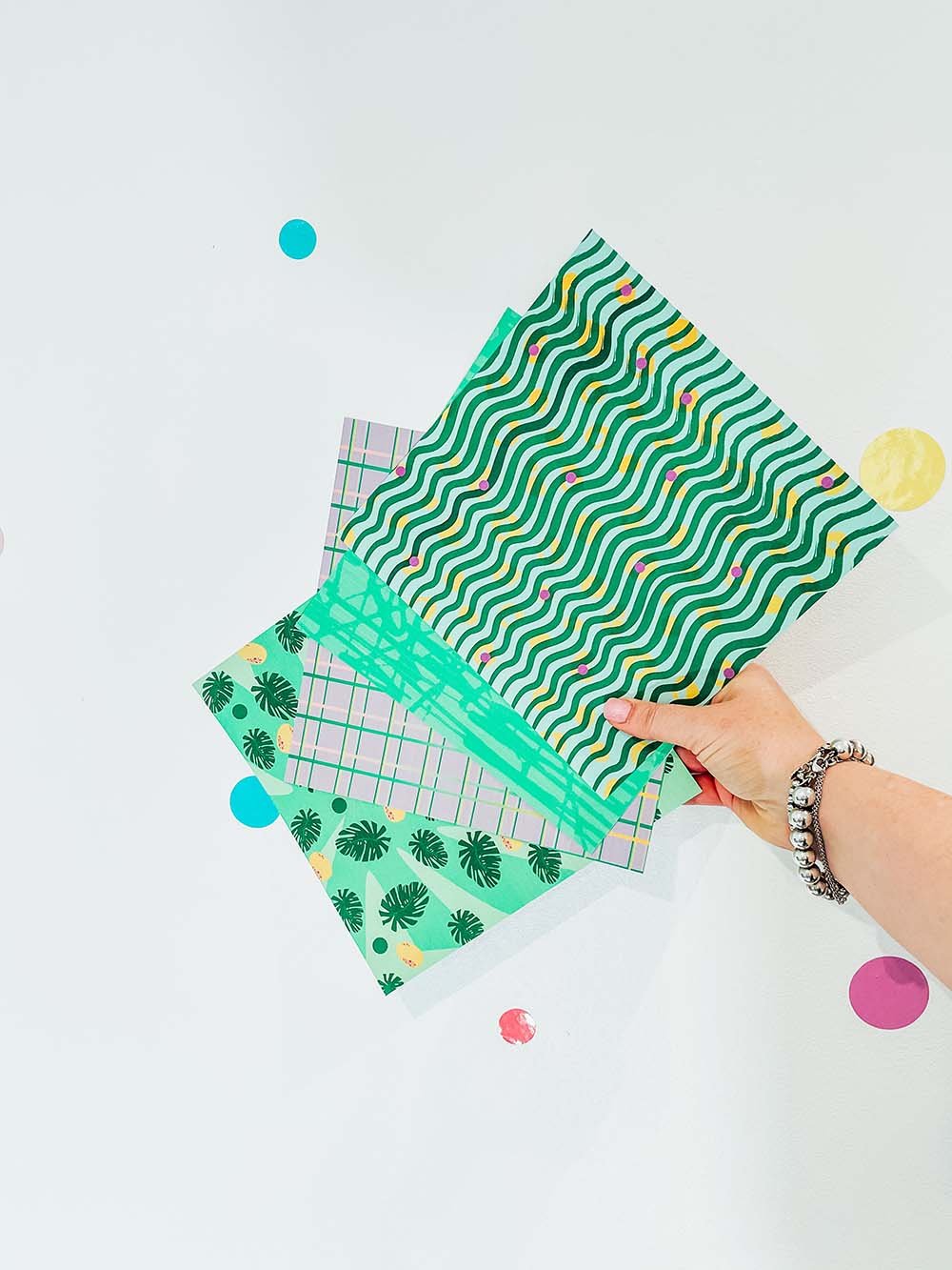 Custom designed digital dinosaur papers by Sarah Christie