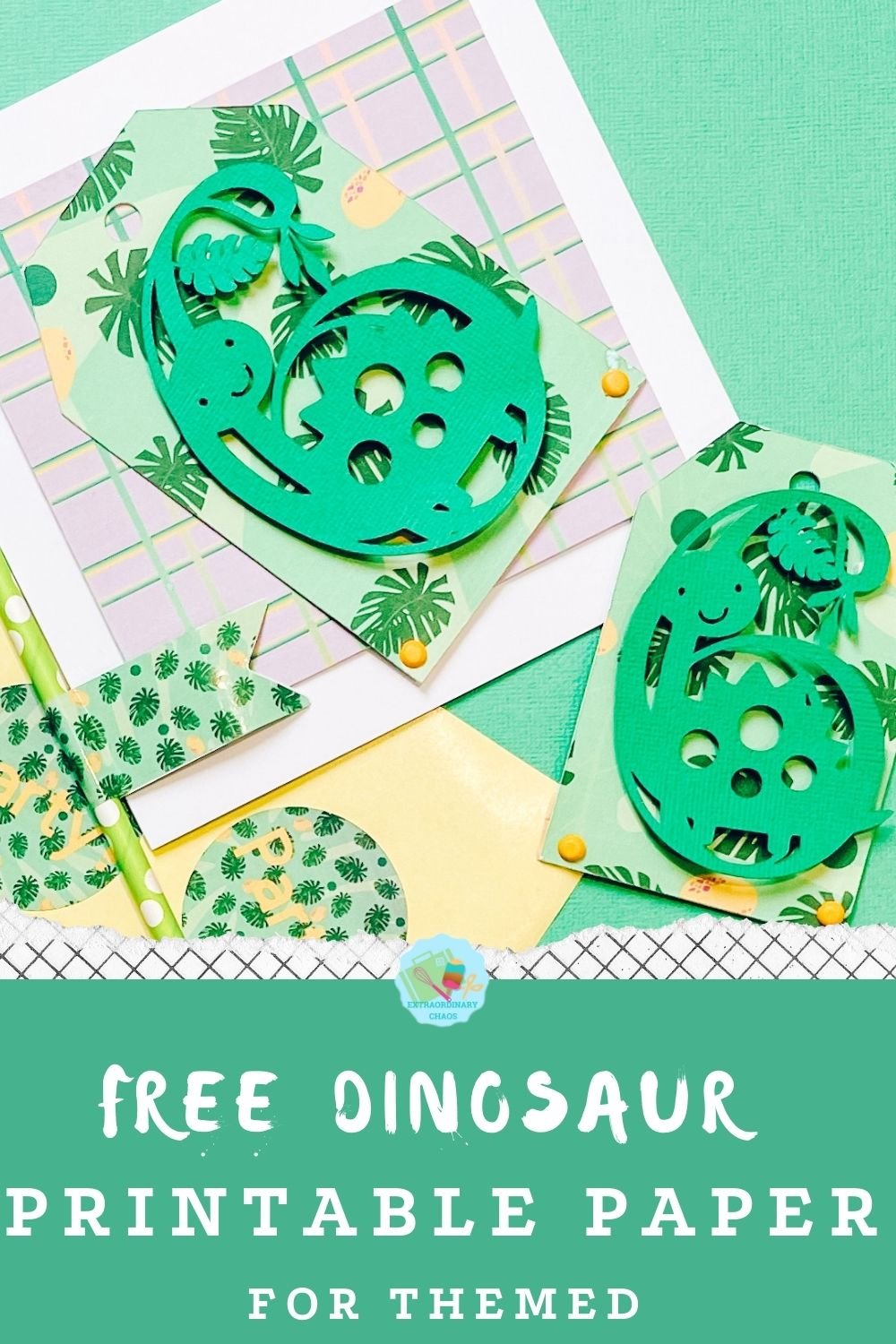 Digital papers for creating Dinosaur themed parties