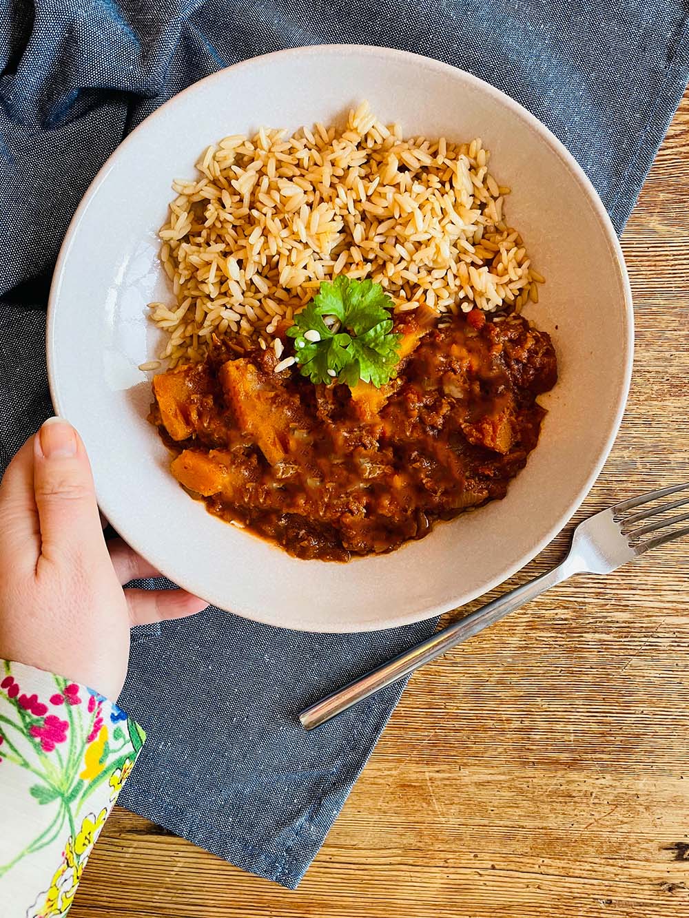 Easy slow cooker recipe with vegetables