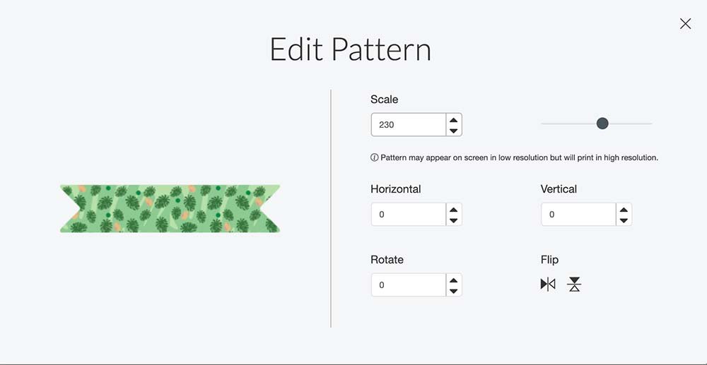 How to edit a pattern in Cricut Design Space