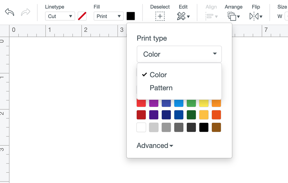 How to find your uploaded pattern in Design Space