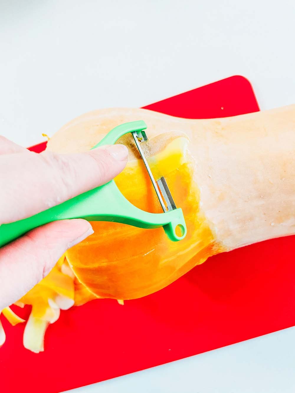 How to peel a butternut squash