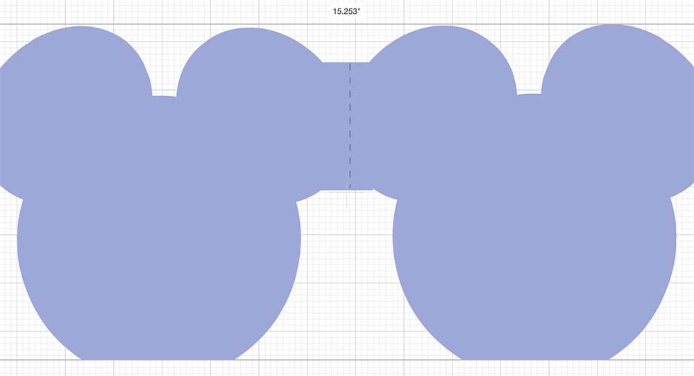 now add a perforation line you can find this in shapes.