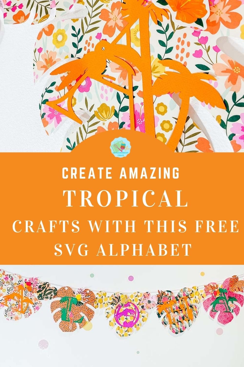 Free Tropical Alphabet For Cricut And Silhouette-2