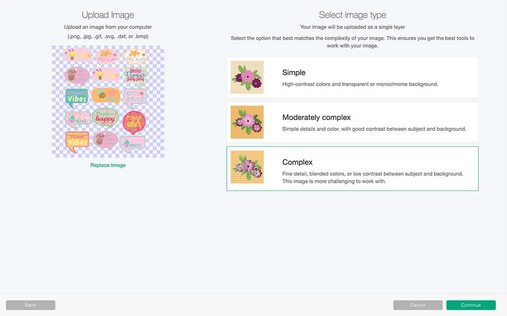 how to upload printables to Cricut Design Space