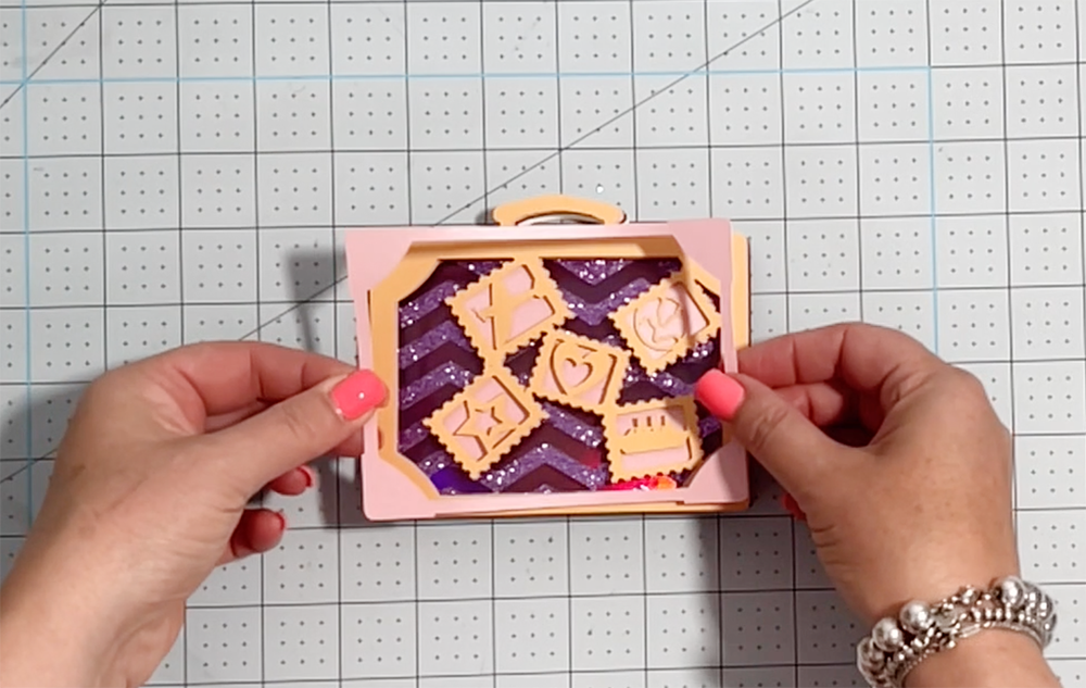 Free 3D Suitcase SVG For Cards And Scrapbook Layouts