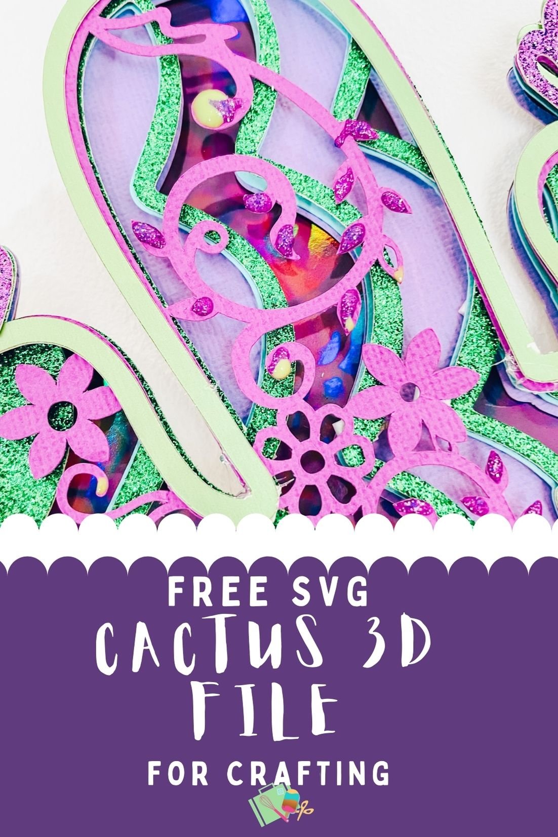 Free SVG PNG A Cactus Projects with Cricut or Silhouette