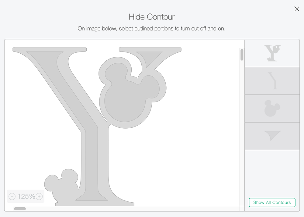 How to create a back file in design space