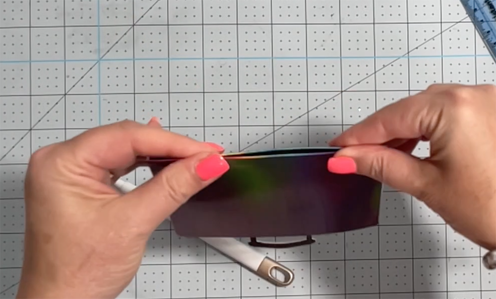 How to fold a 3d card