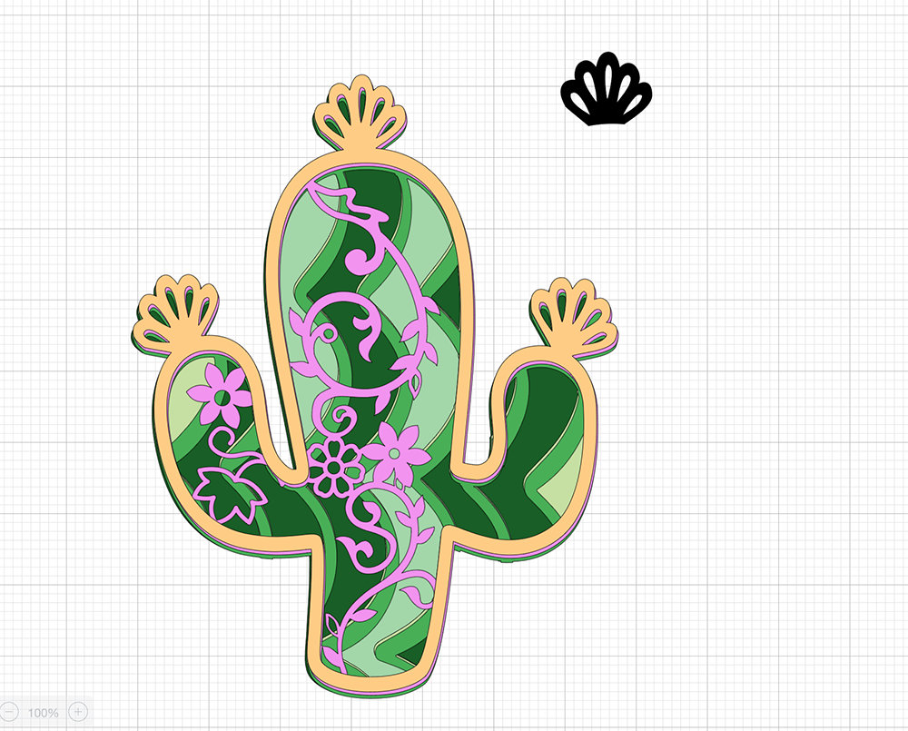 How to layer your Cactus in design space