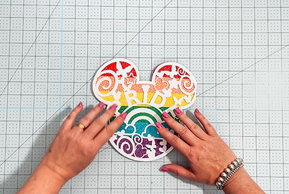 Layer your pride Mickey SVG on top