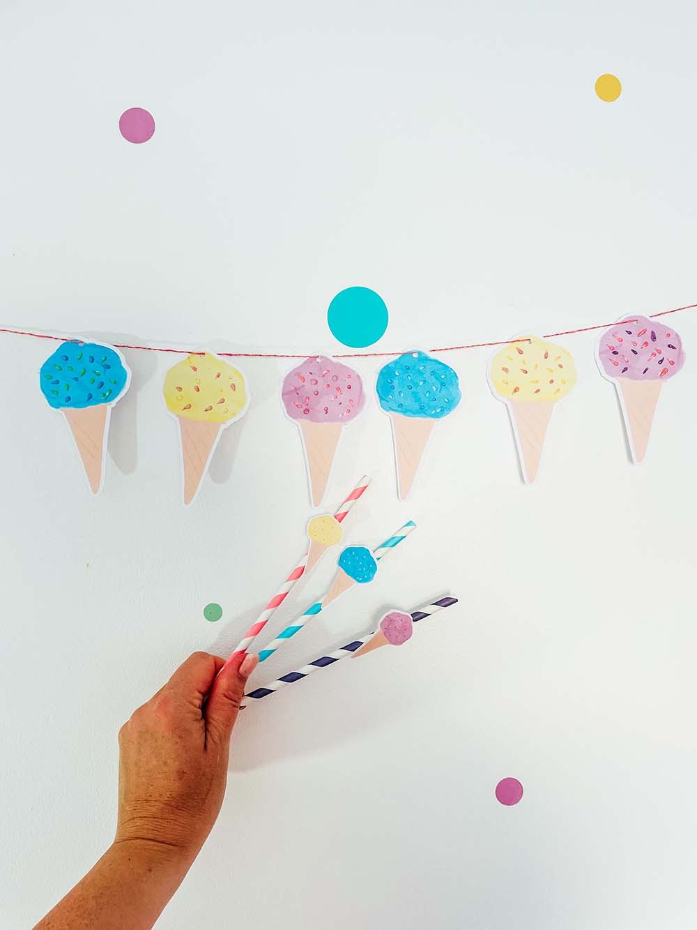 Free gelato cut Files For Parties