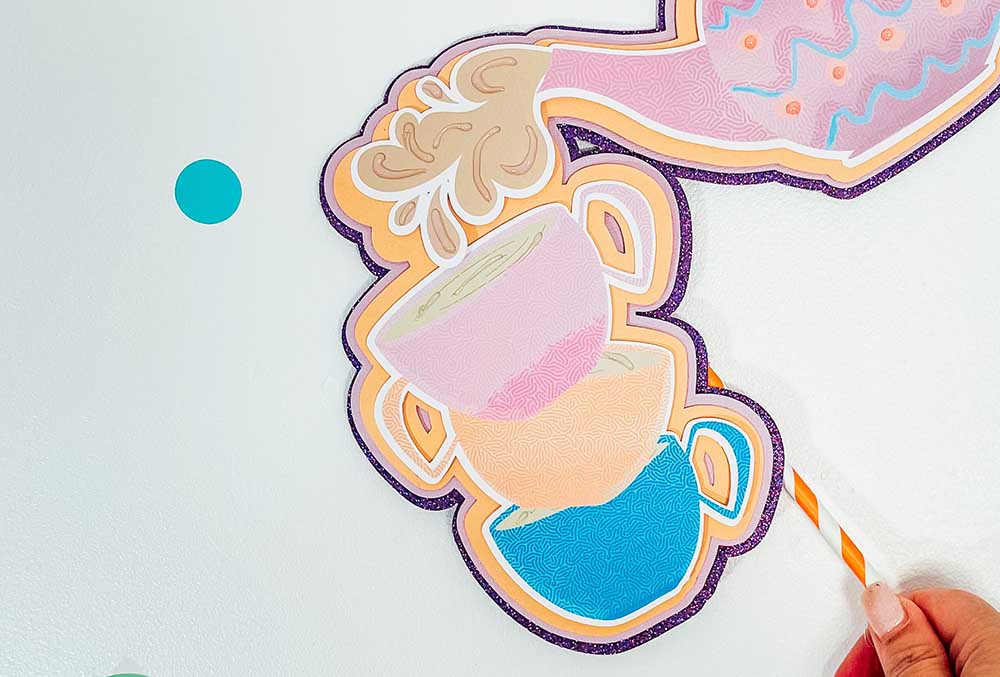 Tea Cup PNG For Crafting, Cards and Cake Toppers