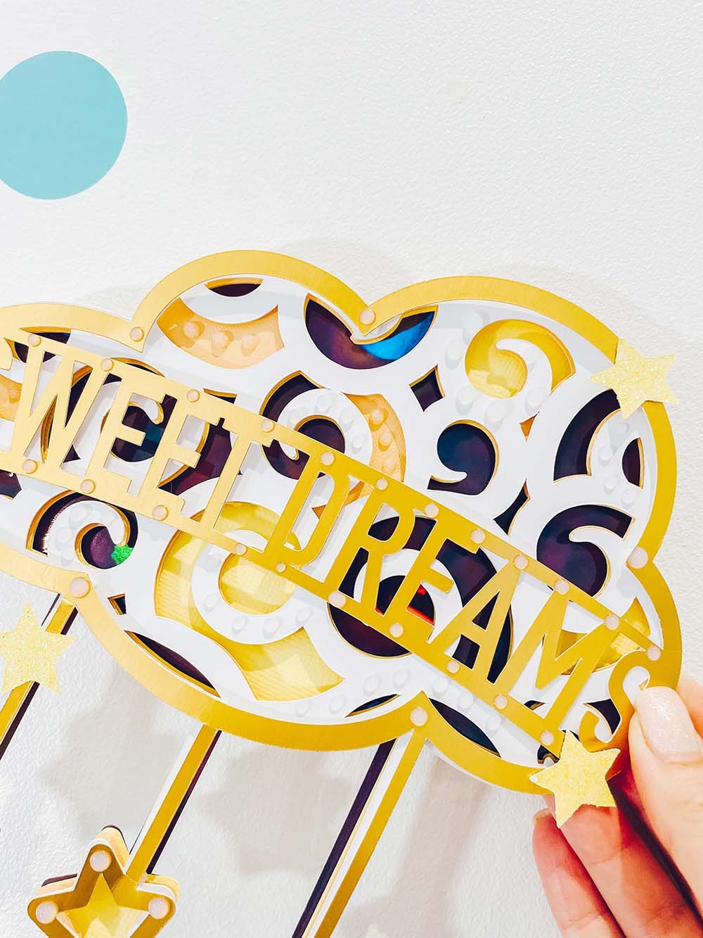 cute cloud cut file for nurseries
