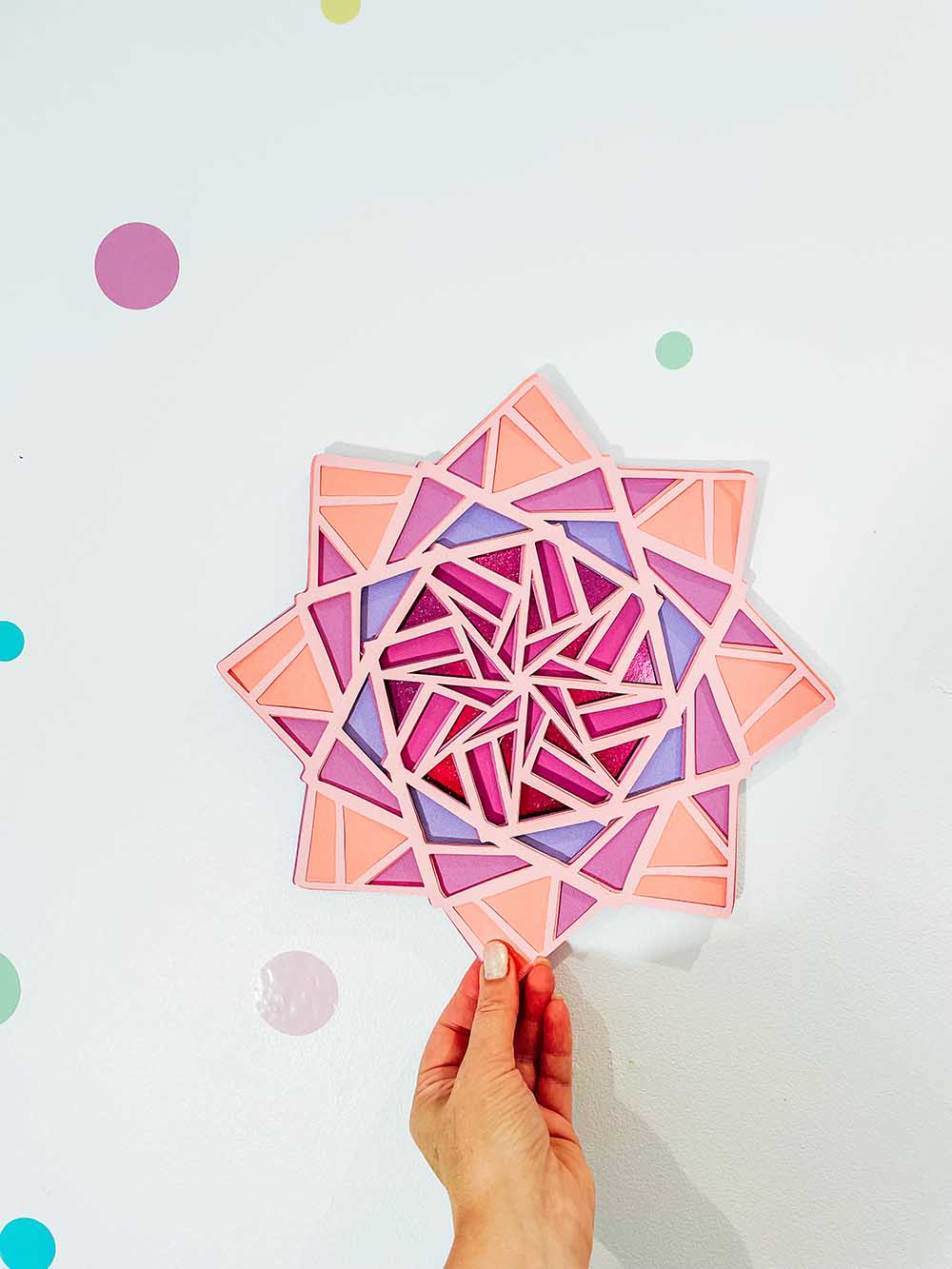Flower Layered Mandala SVG