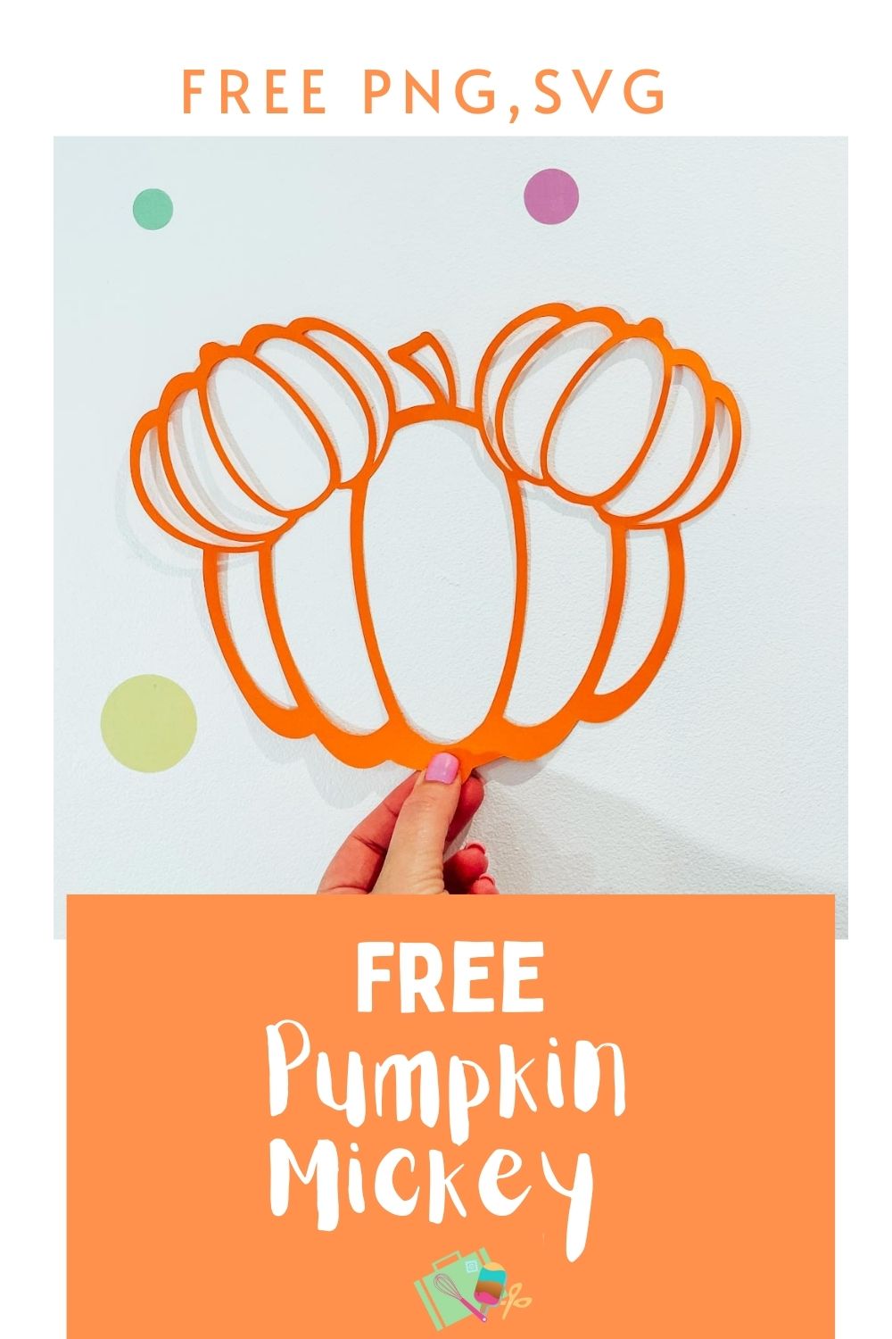 Free Halloween Alphabet pumpkin Mickey SVG PNG
