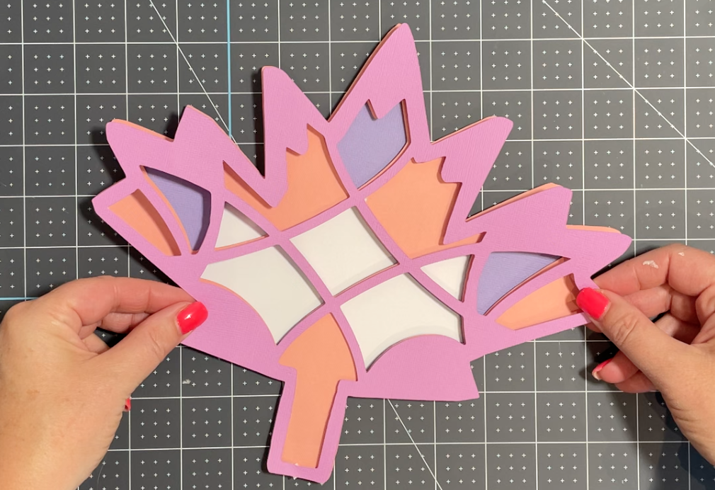 How to build a layered mandala