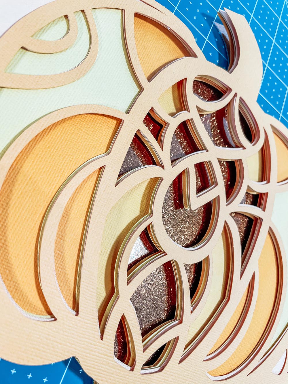 Layered fall cut file SVG