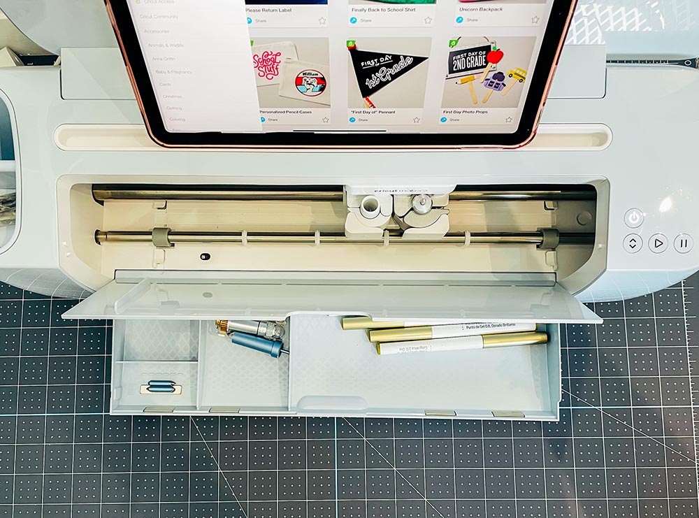 Storage on the Cricut Maker 3