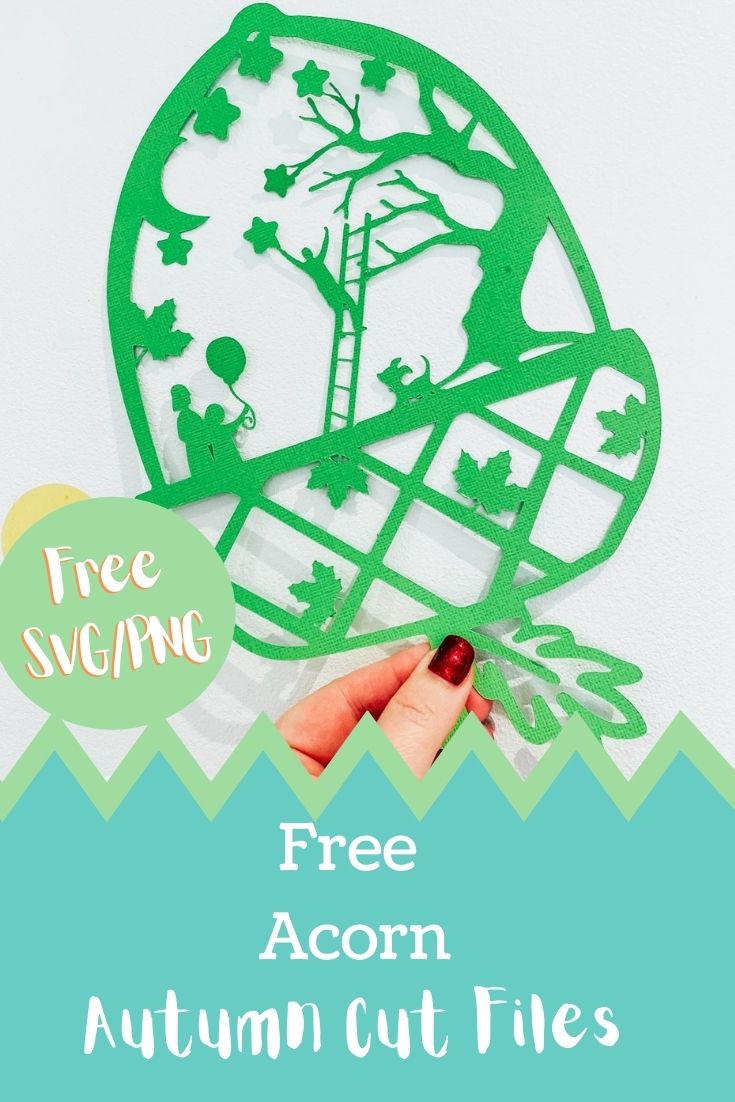 Free Autumn Acorn Files for crafting