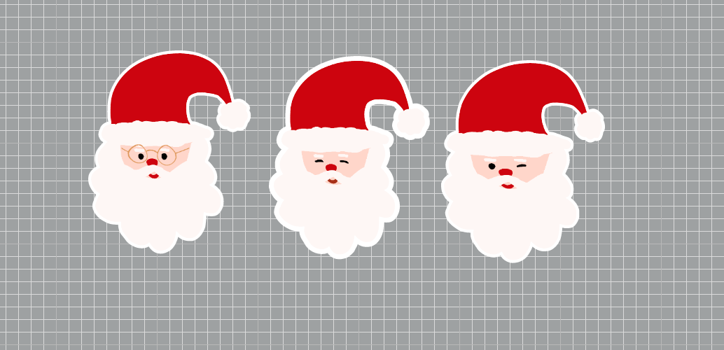 Create an offset if you are using a red background