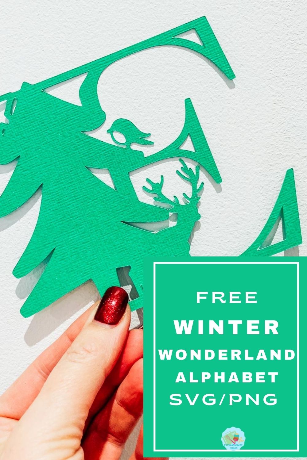 Free WINTER WONDERLAND alphabet PNG SVG for scrapbooking and crafting