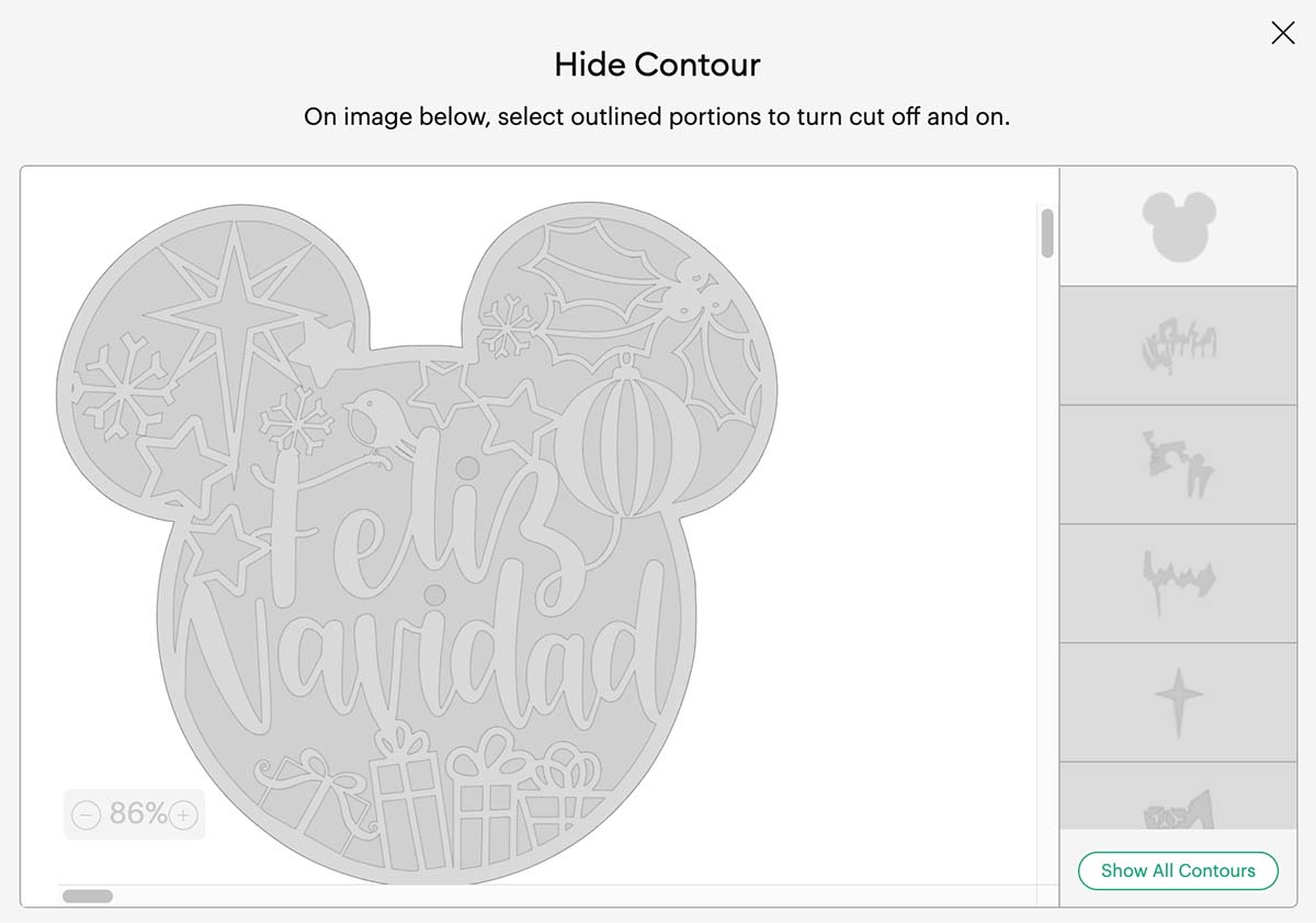 How to remove a back file in design space